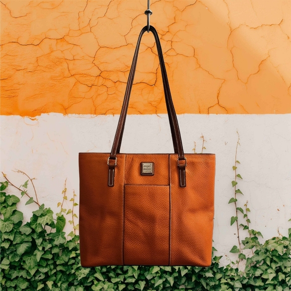 Handbags - Dooney & Bourke Orange Lexington Tote